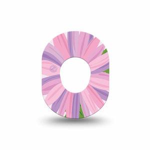 ExpressionMed Daisy Dexcom G7 Mini Tape Pink Daisy, CGM Adhesive Patch Design, Dexcom Stelo Glucose Biosensor System