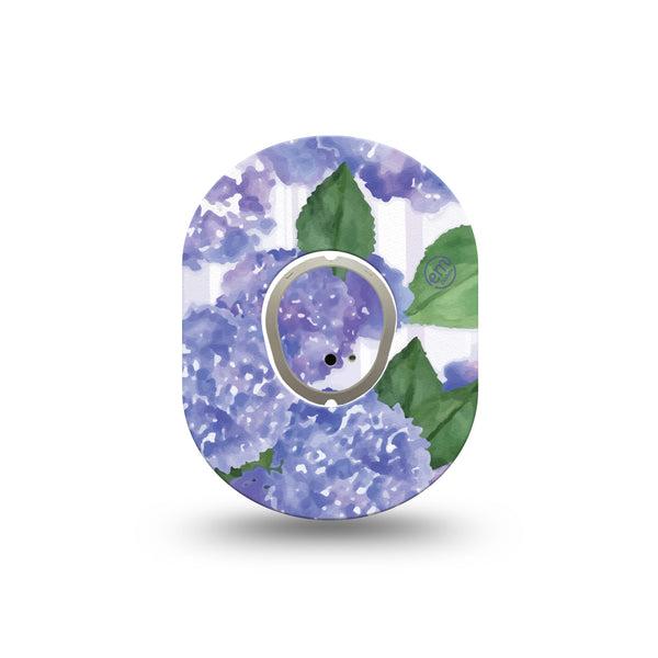 ExpressionMed Lavender Flowers Dexcom G7 Mini Tape, Dexcom Stelo Glucose Biosensor System, Single Tape and Single Sticker, Lilac Florals, CGM Overlay Patch Design, Dexcom Stelo Glucose Biosensor System