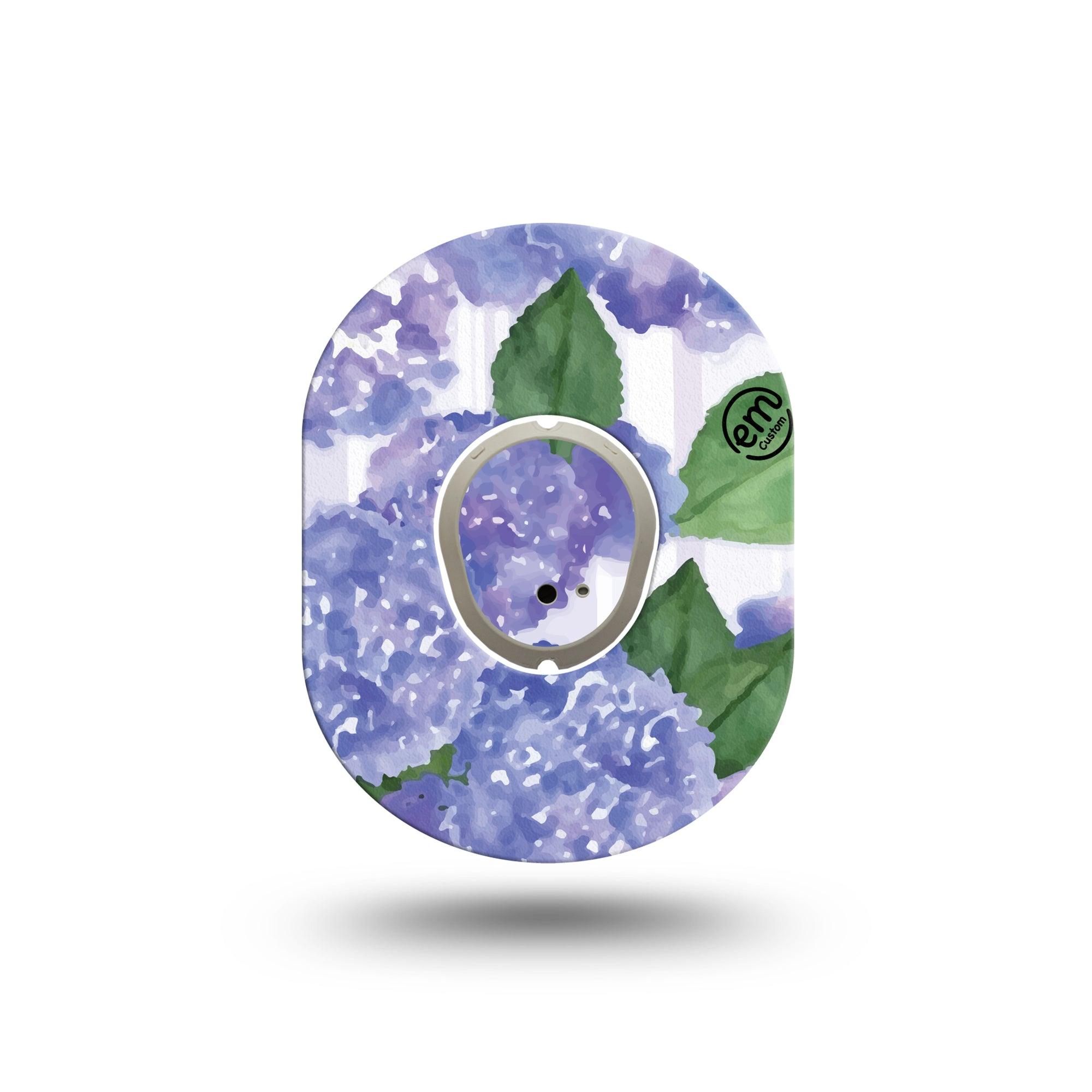 ExpressionMed Lavender Flowers Dexcom G7 Mini Tape, Dexcom Stelo Glucose Biosensor System, Single Tape and Single Sticker, Lilac Florals, Patch Continuous Glucose Monitor Design
