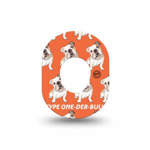 ExpressionMed Type-One-Der-Bul Dexcom G7 Mini Tape, Dexcom Stelo Glucose Biosensor System, Single Tape, Dog Alertness, CGM Plaster Patch Design, Dexcom Stelo Glucose Biosensor System
