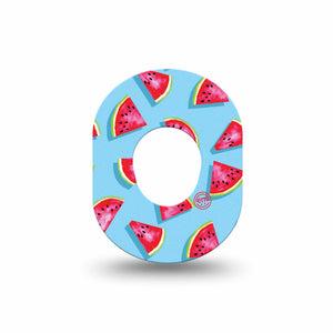 ExpressionMed Watermelon Slices Dexcom G7 Mini Tape, Dexcom Stelo Glucose Biosensor System, Single Tape, Summer Fruit, CGM Adhesive Patch Design, Dexcom Stelo Glucose Biosensor System