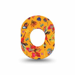 ExpressionMed Buzzing Wings Dexcom G7 Mini Tape, Dexcom Stelo Glucose Biosensor System, Single Tape, Bumble Wings, CGM Adhesive Patch Design, Dexcom Stelo Glucose Biosensor System