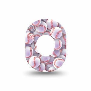 ExpressionMed Baseball Bucket Dexcom G7 Mini Tape, Fast Ball, CGM Adhesive Patch Design, Dexcom Stelo Glucose Biosensor System