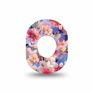 ExpressionMed Magical Blooms Dexcom G7 Mini Tape, Dexcom Stelo Glucose Biosensor System, Single Tape, Calming Florals, CGM Overlay Patch Design, Dexcom Stelo Glucose Biosensor System