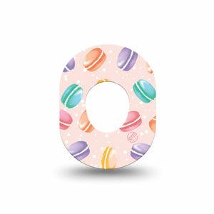 ExpressionMed Macarons Dexcom G7 Mini Tape, Dexcom Stelo Glucose Biosensor System, Single Tape, Tasty Macaron Patch Design, Dexcom Stelo Glucose Biosensor System