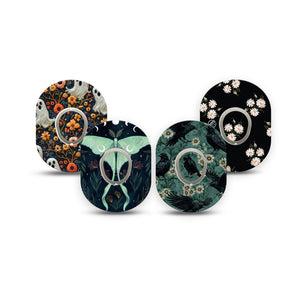 ExpressionMed Gothic Wilderness Dexcom G7 and Dexcom Stelo Glucose Biosensor System Mini, tape and sticker  moody woodland aesthetic Adhesive Tape for CGM