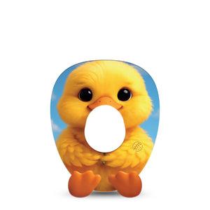 ExpressionMed Daisy Duckling Dexcom G7 and Dexcom Stelo Glucose Biosensor System Gumdrop, Single Tape Adorable duckling Fixing Ring Patch for CGM