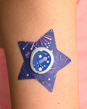 ExpressionMed Night Sky Celebration Dexcom G7 Star Tape