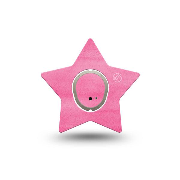 ExpressionMed Pink Horizon Star Dexcom G7 Tape, Single Tape and Sticker, Mute Colored Inspired, CGM Plaster Patch Design, Dexcom Stelo Glucose Biosensor System