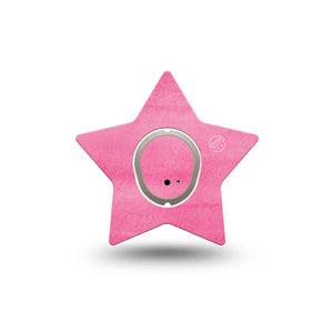 ExpressionMed Pink Horizon Star Dexcom G7 Tape, Single Tape and Sticker, Mute Colored Inspired, CGM Plaster Patch Design, Dexcom Stelo Glucose Biosensor System