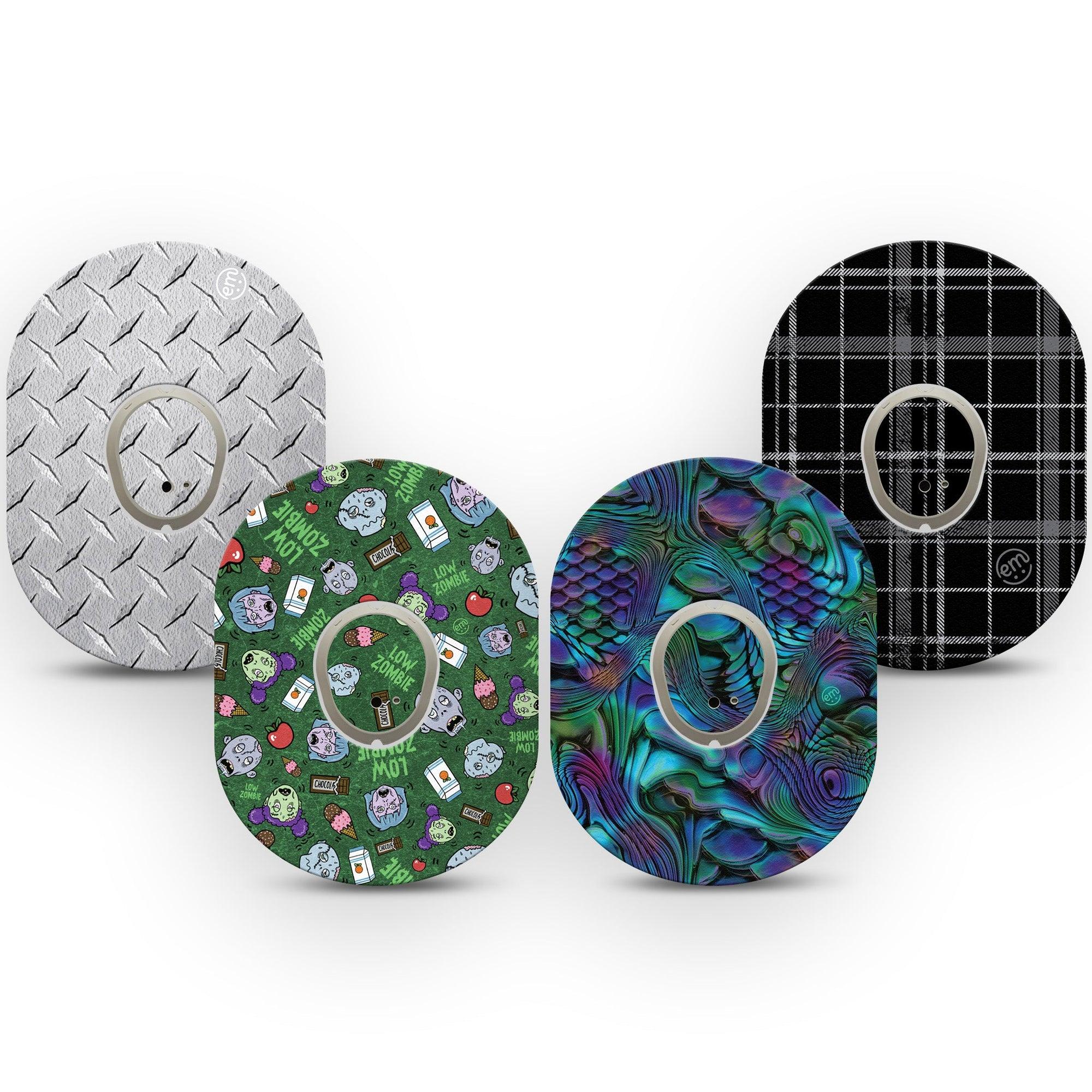ExpressionMed The Last Of Us Dexcom G7 Tape and Sticker, 8-Pack, Zombie Havoc Themed, CGM Tape and Sticker Pairing