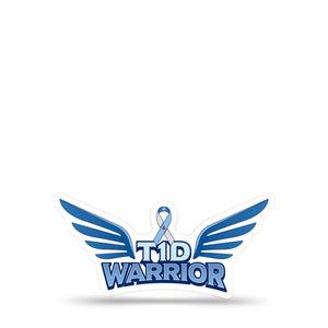 ExpressionMed Love Warrior Decal I love a T1D Warrior Sticker