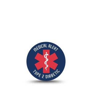 ExpressionMed T2 Diabetes Alert Laptop Sticker