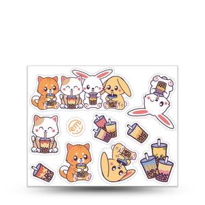 ExpressionMed Boba Buddies Decal Sticker Sheet