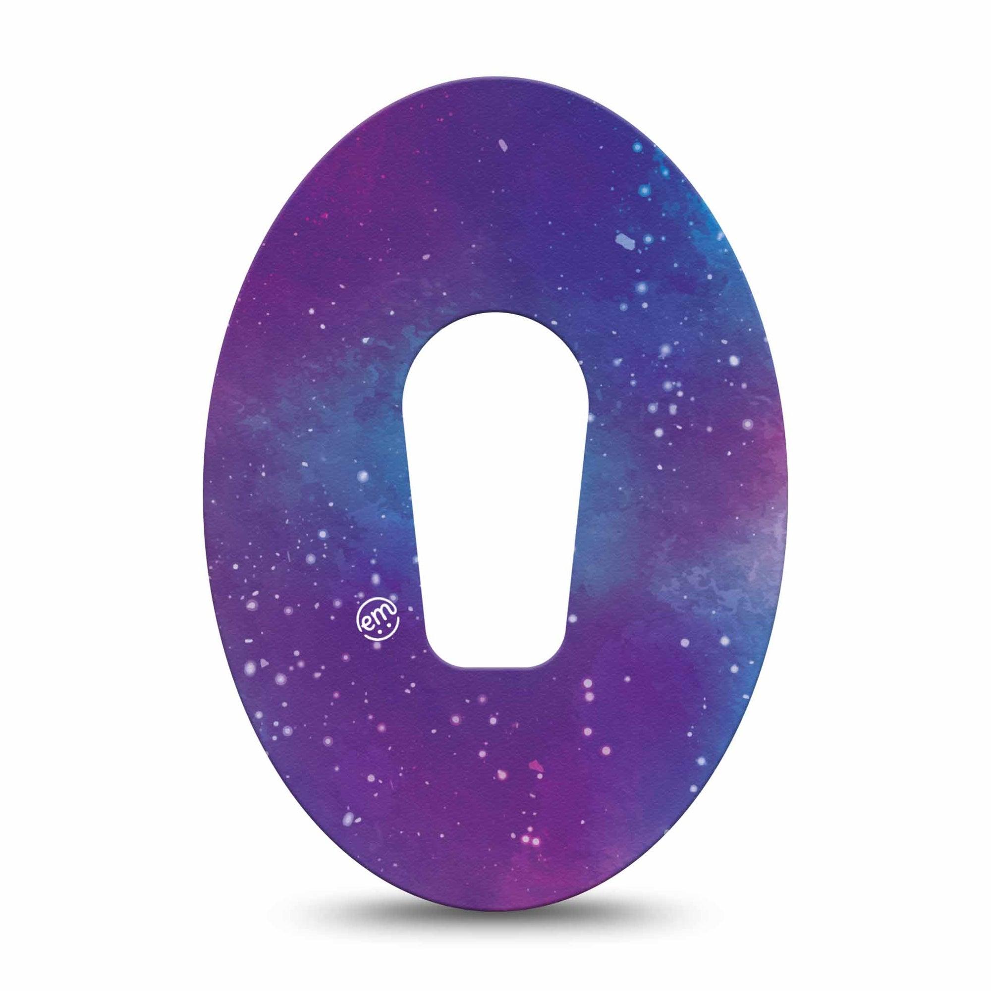 ExpressionMed Galaxy Dexcom G6 Tape Single Tape, Starry Pattern, Plaster Continuous Glucose Monitor Design