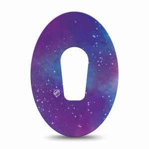 ExpressionMed Galaxy Dexcom G6 Tape Single Tape, Starry Pattern, Plaster Continuous Glucose Monitor Design
