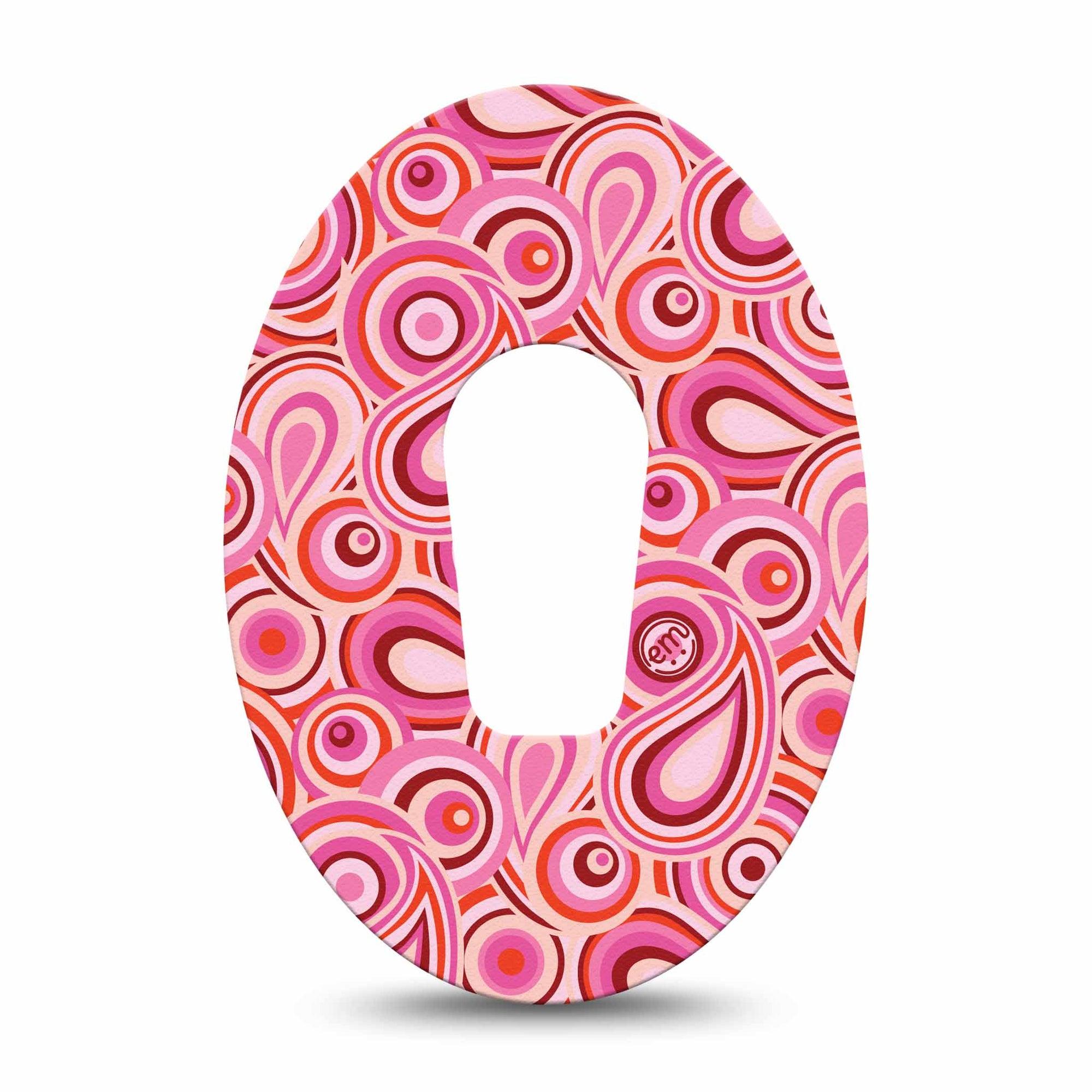 ExpressionMed BB Pink Party Dexcom G6 Tape, Single, Girly Design Inspired, CGM Overlay Patch Design
