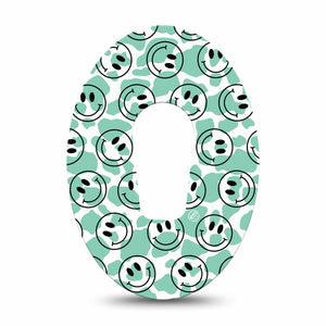 ExpressionMed Happy Cow Print Dexcom G6 Tape, Single, Jolly Animal Print Themed, CGM Overlay Patch Design