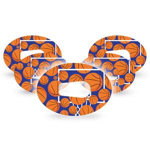 Basketball Dexcom G6 CGM Group Tapes 5-Pack ExpressionMed