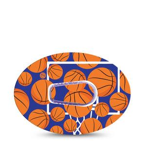 Basketball Dexcom G6 CGM Single Tape and Sticker ExpressionMed