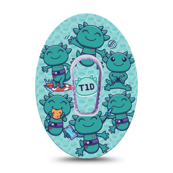 ExpressionMed Betes - Diabetic Supply Co. Partnership Dexcom G6 Tape Single Tape and Single Sticker T1D Stuffed Animal, Plaster Continuous Glucose Monitor Design