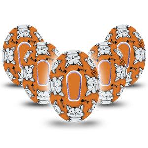 Cat Dexcom G6 Patch 5-pack tapes and stickers