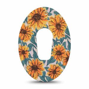 Sunflower Dexcom G6 Tape Single