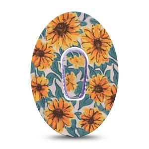 Sunflower Dexcom G6 Tape and Sticker