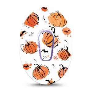 ExpressionMed Pumpkins Dexcom G6 Tape Single Sticker and Tape