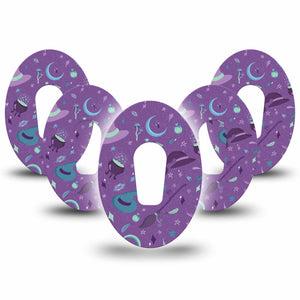 5-Pack Witchy Dexcom G6 CGM Adhesive Covers Tape