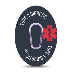 ExpressionMed Diabetes Alert Dexcom G6 Cover Single Tape and Sticker