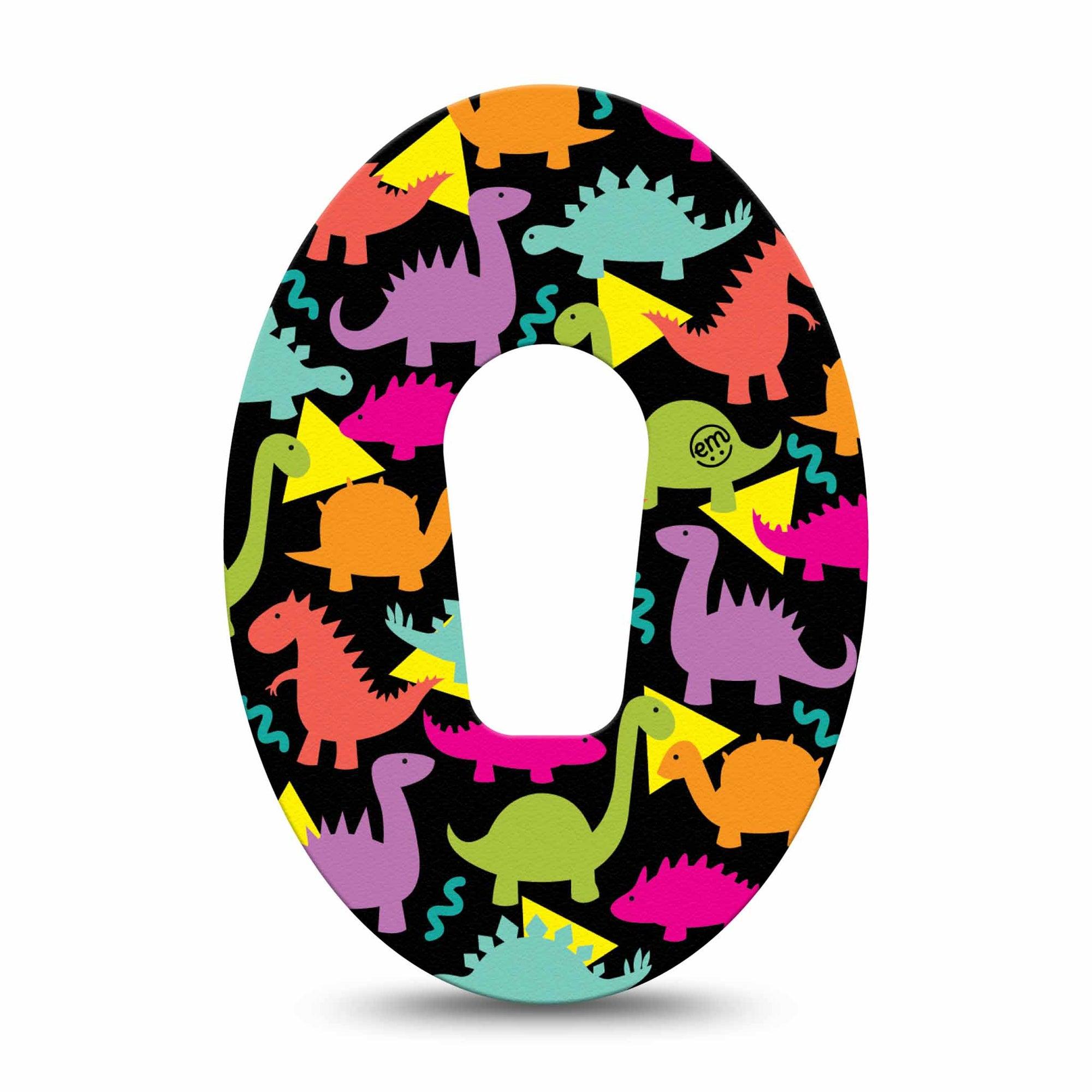 ExpressionMed Colorful Dinos Dexcom G6 Overpatch