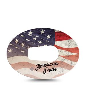 American Pride Dexcom G6 Cover Single Tape