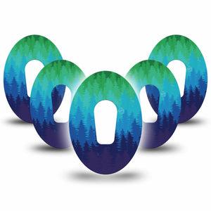 ExpressionMed Pine Trees Dexcom G6 Patch 5-Pack