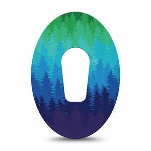 ExpressionMed Pine Trees Dexcom G6 Patch Single Tape