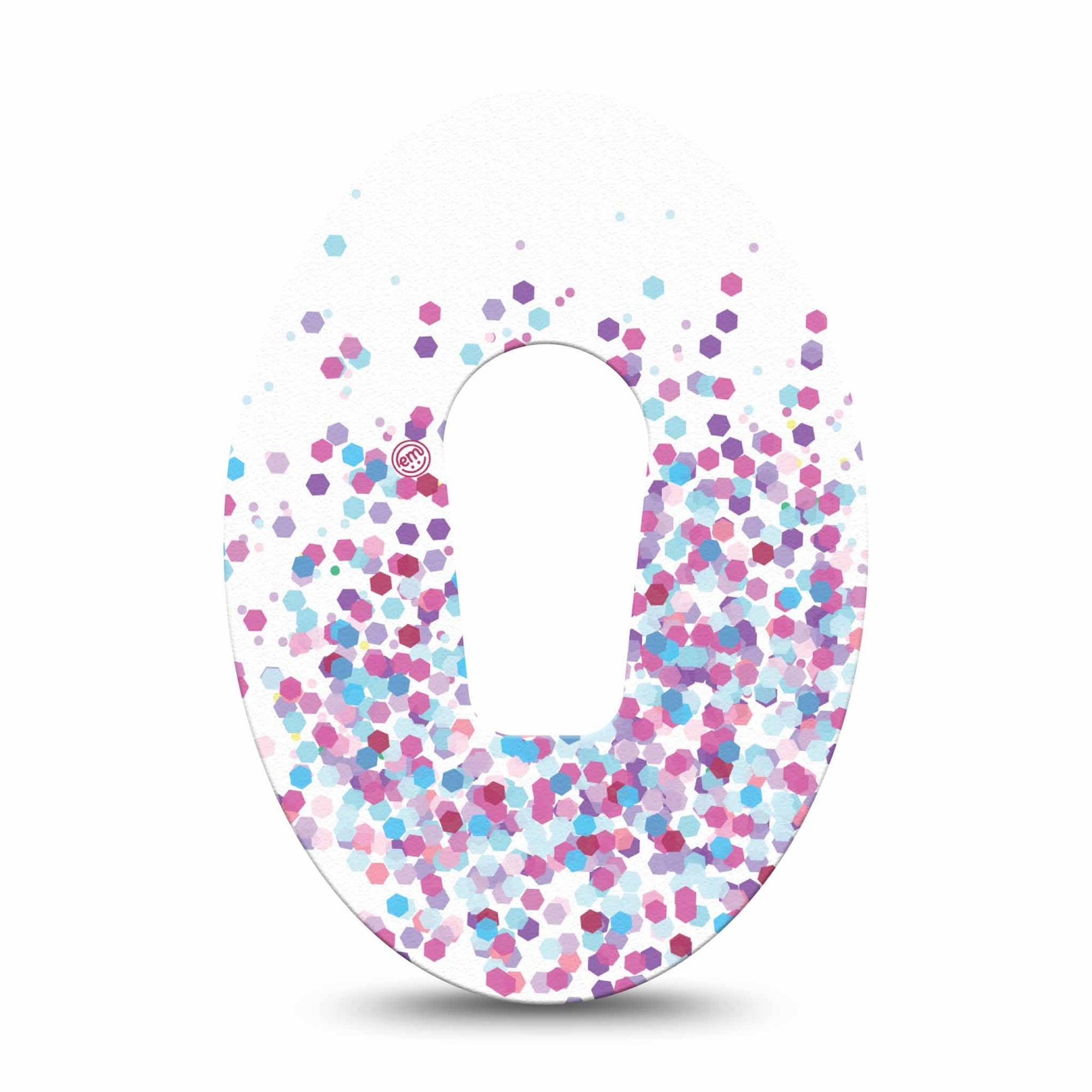 Confetti Dexcom G6 Cover Single Tape