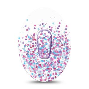 Confetti Dexcom G6 Cover Single Tape and Sticker