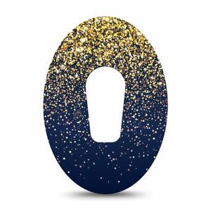 ExpressionMed Gold Sparkles Dexcom G6 Tape