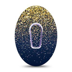 ExpressionMed Gold Sparkles Dexcom G6 Tape and Sticker