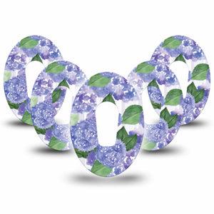 ExpressionMed Lavender Flowers Dexcom G6 Tape 5-Pack