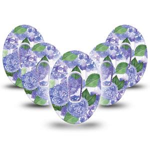 ExpressionMed Lavender Flowers Dexcom G6 Tape 5-Pack Sticker and Tape