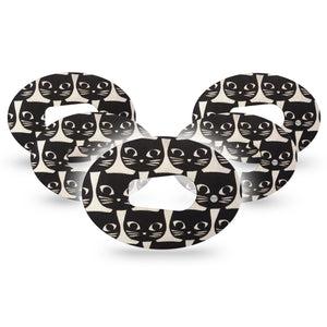 Black Cats Dexcom G6 Tape 5-Pack