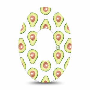 ExpressionMed Avocado White Dexcom G6 Cover Single Tape