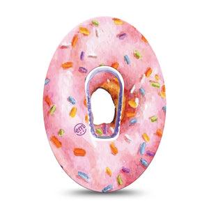 ExpressionMed Donut Sprinkles Pink Dexcom G6 Tape Single Sticker and Tape