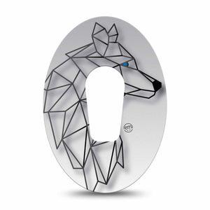 ExpressionMed Iron Wolf Dexcom G6 Cover Single Tape
