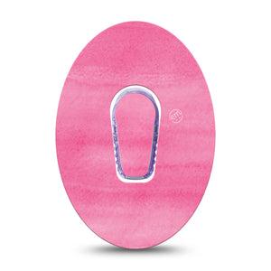 ExpressionMed Pink Horizon Dexcom G6 Overpatch Single Tape and Sticker
