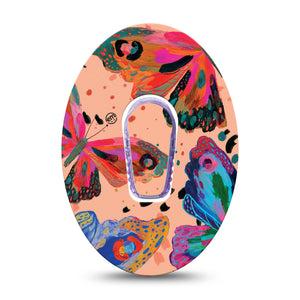 Butterfly Wings Dexcom G6 Patch with center sticker