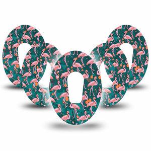 ExpressionMed Flamingos Dexcom G6 Patch 5-Pack