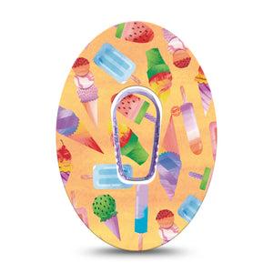 ExpressionMed Popsicle Stand Dexcom G6 Tape with center sticker