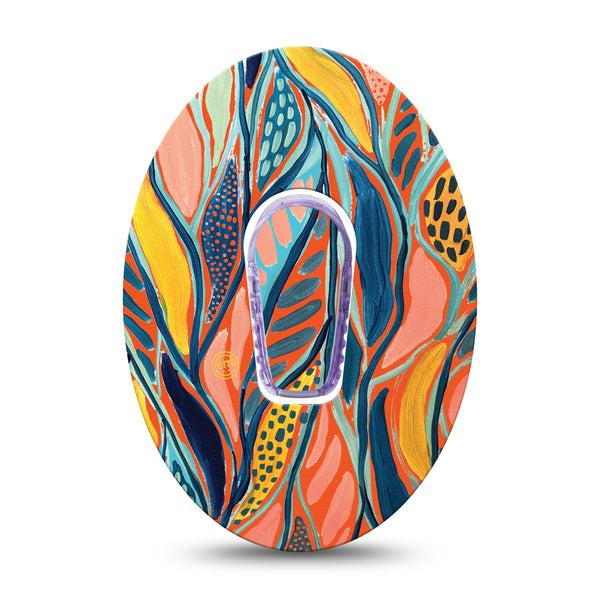 ExpressionMed Seaweed Dexcom G6 Cover with center sticker